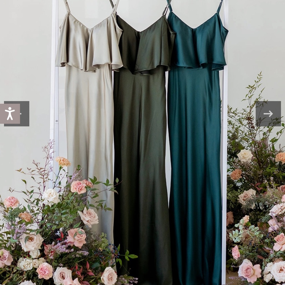 Revelry Skye Satin bridesmaid dress